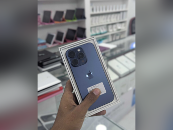 Mobile Phones Apple  - iPhone 15  - Pro  - Blue  - 256 GB