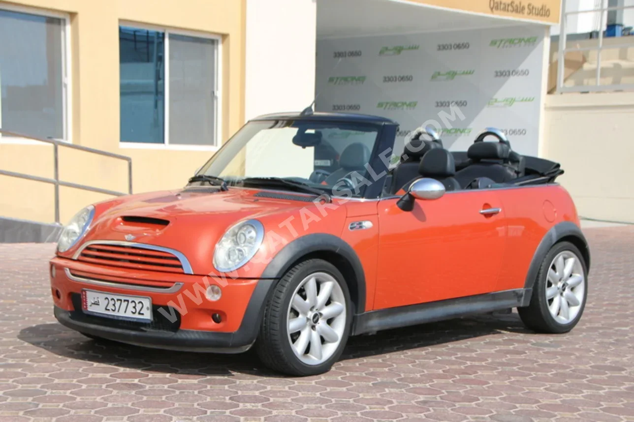 ميني  كوبر  اس  2005  عادي  49,000 كم  4 سلندر  سحب امامي  كشف  برتقالي