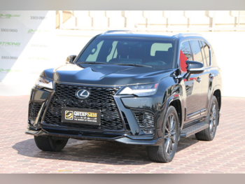 لكزس  ال اكس  600 اف سبورت  2024  اوتوماتيك  29,000 كم  6 سلندر  دفع رباعي  اس يو في  أسود  تحت الضمان
