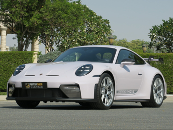 بورش 911 جي تي 3 2026 اوتوماتيك 0 كم 6 سلندر دفع كلي مستمر كوبيه \ سبورت أبيض تحت الضمان