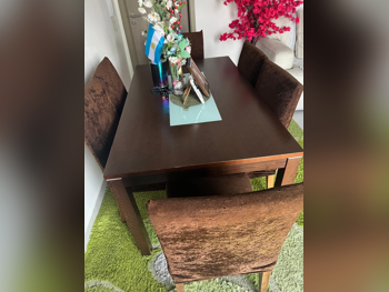 Dining Table with Chairs  - Brown