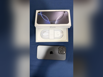 Mobile Phones Apple  - Iphone 16  - Pro Max  - Black  - 256 GB  - Under Warranty