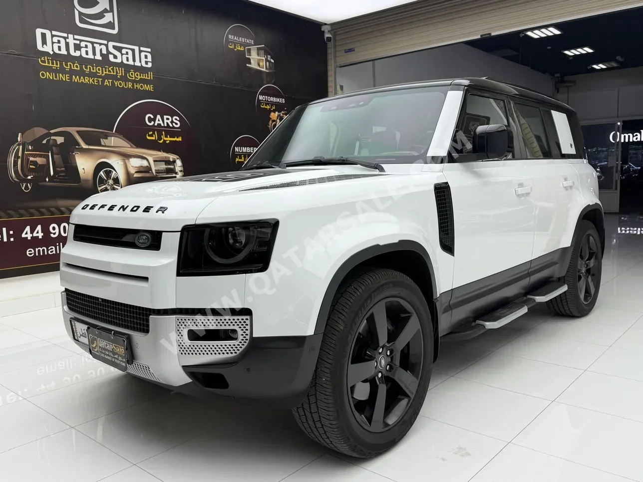 Land Rover  Defender  90 HSE  2023  Automatic  38,000 Km  6 Cylinder  Four Wheel Drive (4WD)  SUV  White  With Warranty