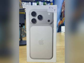 هواتف نقالة ابل - ايفون 17 - برو ماكس - فضي - 256 جيجابايت - تحت الضمان