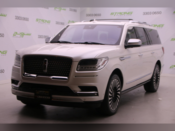 Lincoln Navigator Presidential 2019 Automatic 136,000 Km 6 Cylinder Four Wheel Drive (4WD) SUV Pearl With Warranty