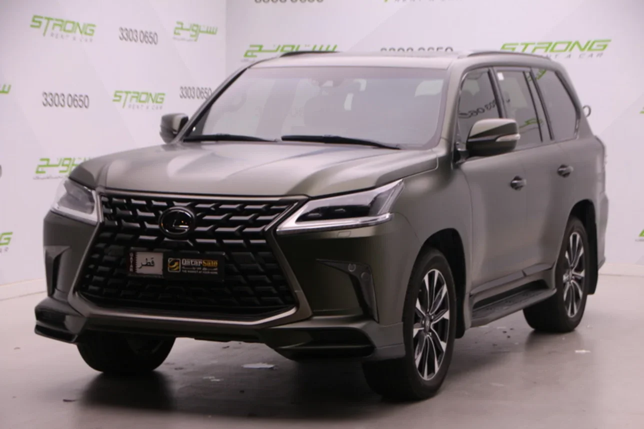 Lexus  LX  570  2021  Automatic  48,000 Km  8 Cylinder  Four Wheel Drive (4WD)  SUV  Olive Green  With Warranty