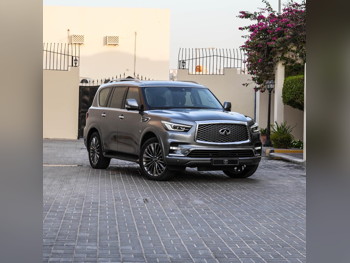 Infiniti  QX  80  2018  Automatic  119,000 Km  8 Cylinder  Four Wheel Drive (4WD)  SUV  Gray