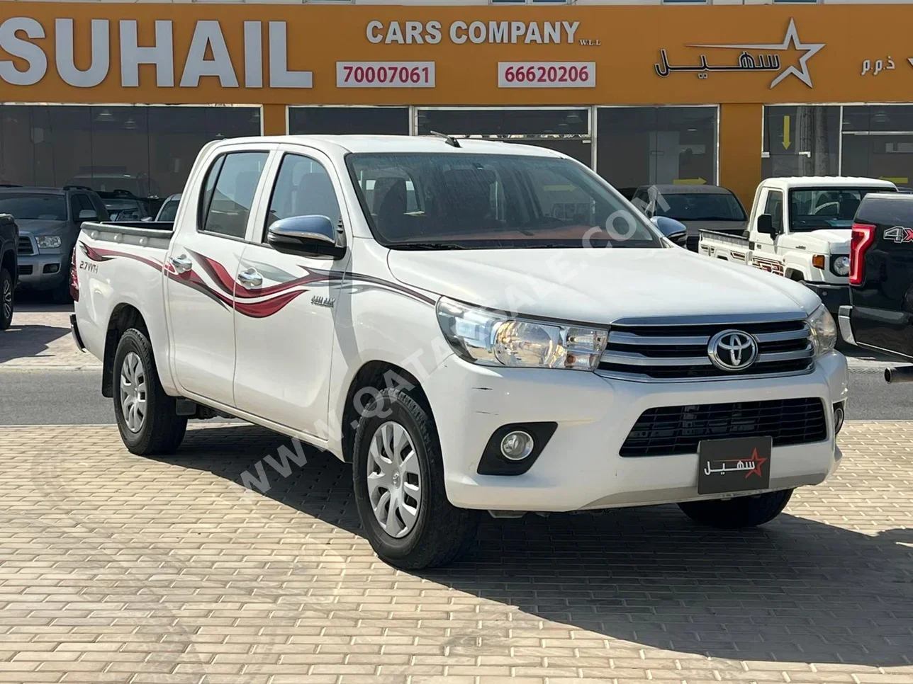 Toyota  Hilux  2020  Automatic  151,000 Km  4 Cylinder  Rear Wheel Drive (RWD)  Pick Up  White