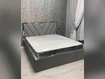 الأسّرة - لايف ستايل  - كينج  - اللون الرمادي  - متضمنة المرتبة