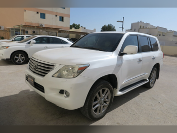 لكزس  ال اكس  570  2009  اوتوماتيك  400,000 كم  8 سلندر  دفع رباعي  اس يو في  أبيض