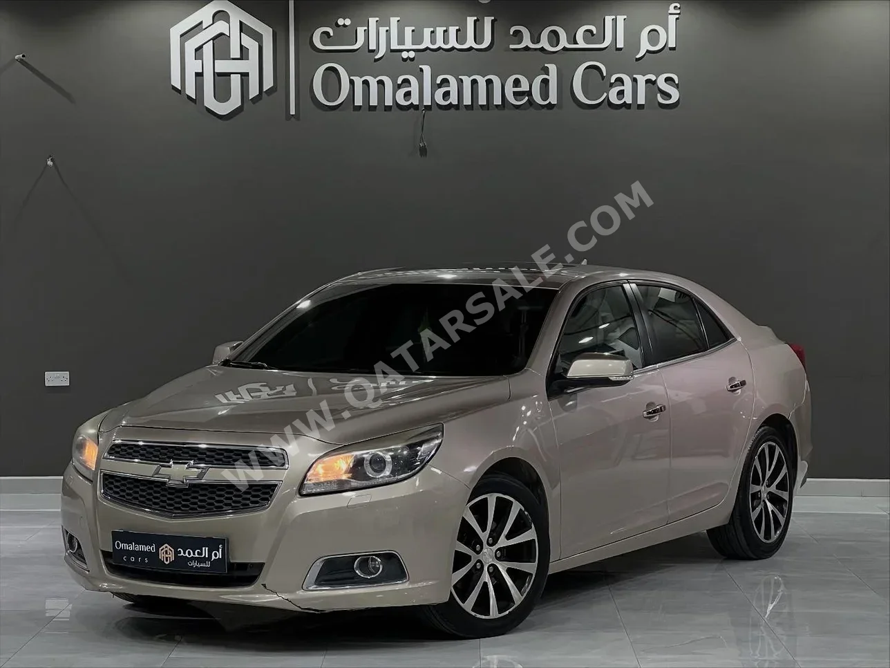 Chevrolet  Malibu  2013  Automatic  74,000 Km  4 Cylinder  Front Wheel Drive (FWD)  Sedan  Gold