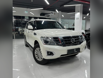 Nissan  Patrol  SE  2018  Automatic  84,000 Km  8 Cylinder  Four Wheel Drive (4WD)  SUV  White