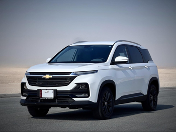 Chevrolet  Captiva  LT  2025  Automatic  1,100 Km  4 Cylinder  Front Wheel Drive (FWD)  SUV  White  With Warranty