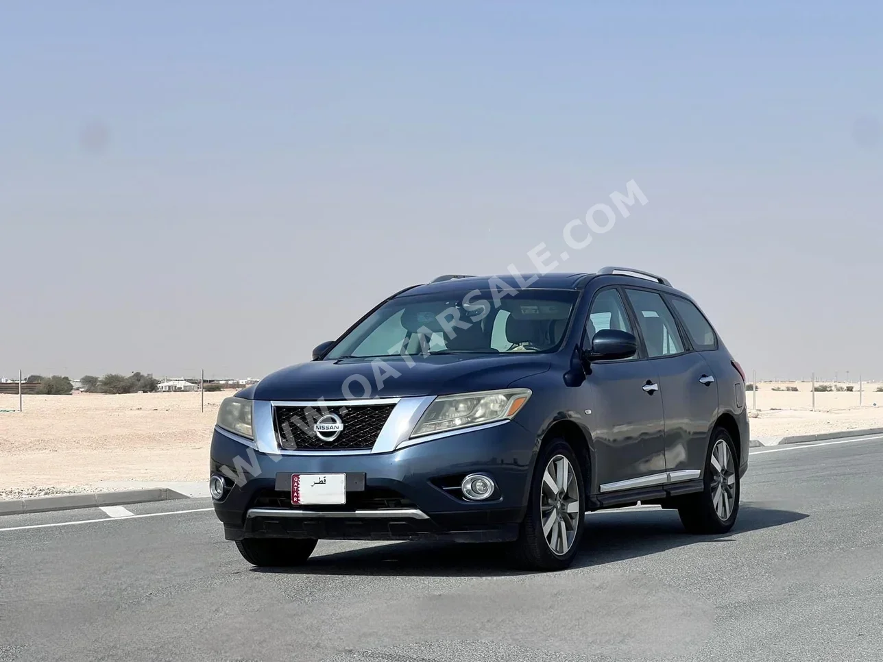 نيسان باثفايندر إس إي 2014 اوتوماتيك 157,000 كم 4 سلندر دفع كلي مستمر اس يو في رمادي