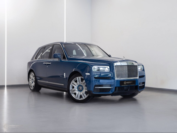 Rolls-Royce  Cullinan  2021  Automatic  24,650 Km  12 Cylinder  Four Wheel Drive (4WD)  SUV  Blue  With Warranty