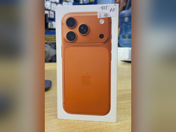 Mobile Phones Apple  - Iphone 17  - Pro  - Orange  - 512 GB