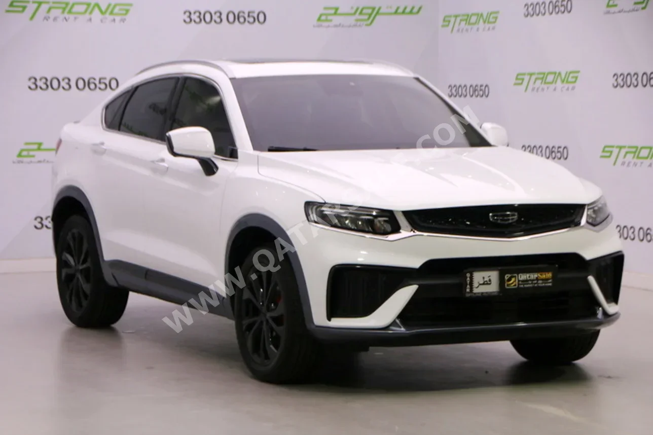 Geely  Tugella  2024  Automatic  29,300 Km  4 Cylinder  Four Wheel Drive (4WD)  SUV  White  With Warranty