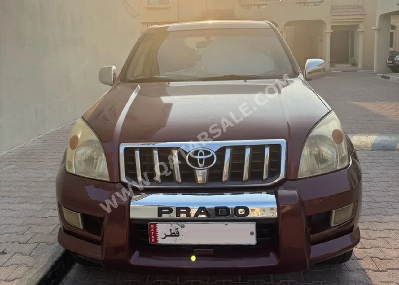 Toyota Prado VX 2005 Automatic 306,200 Km 6 Cylinder Four Wheel Drive (4WD) SUV Maroon