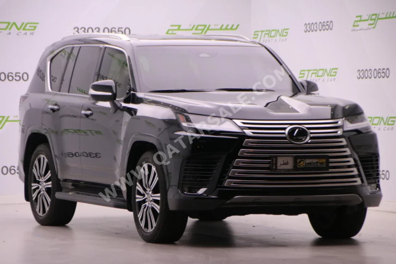 Lexus  LX  600 Luxury  2025  Automatic  22,000 Km  6 Cylinder  Four Wheel Drive (4WD)  SUV  Black  With Warranty