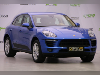 Porsche  Macan  2017  Automatic  208,000 Km  4 Cylinder  Four Wheel Drive (4WD)  SUV  Blue