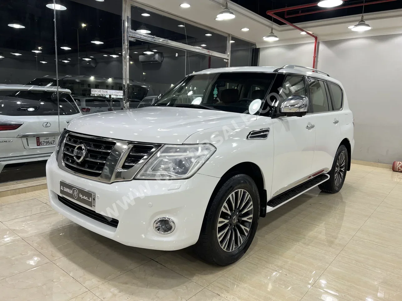 نيسان  باترول  بلاتنيوم  2014  اوتوماتيك  218,000 كم  8 سلندر  دفع رباعي  اس يو في  أبيض