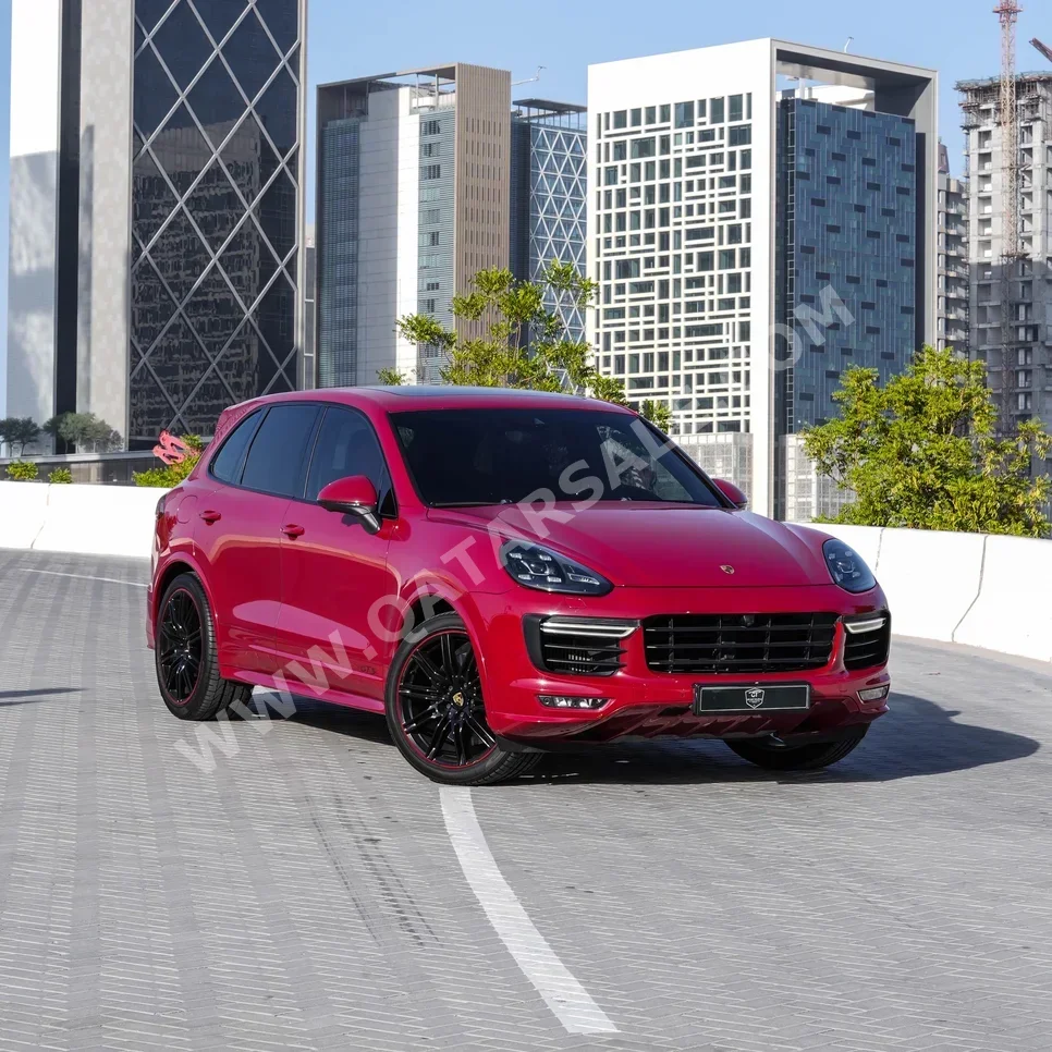 بورش  كيان  جي تي اس  2016  اوتوماتيك  123,000 كم  8 سلندر  دفع رباعي  اس يو في  أحمر  تحت الضمان