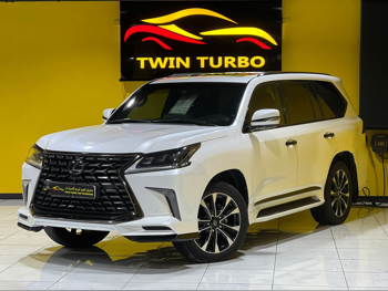 Lexus  LX  570 S Black Edition  2021  Automatic  110,000 Km  8 Cylinder  Four Wheel Drive (4WD)  SUV  White