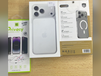 هواتف نقالة ابل  - ايفون 17  - برو ماكس  - فضي  - 256 جيجابايت  - تحت الضمان