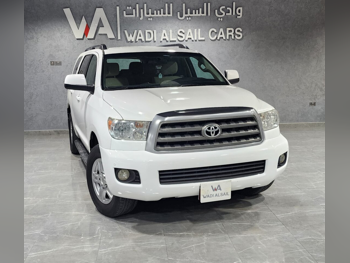 Toyota  Sequoia  2013  Automatic  248,000 Km  8 Cylinder  Four Wheel Drive (4WD)  SUV  White
