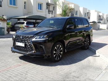 لكزس ال اكس 570 اس بلاك ايديشن 2021 اوتوماتيك 24,000 كم 8 سلندر دفع رباعي اس يو في أسود تحت الضمان