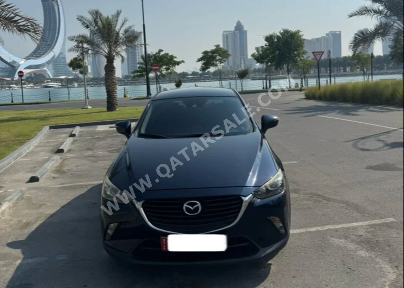 مازدا سي اكس 3 2017 اوتوماتيك 100,000 كم 2 سلندر دفع رباعي هاتشباك ازرق
