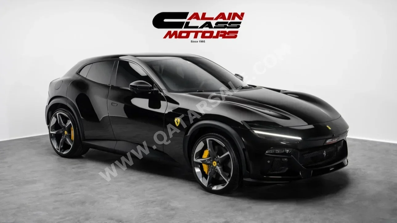 فيراري بوروسانجوي 2024 اوتوماتيك 2,153 كم 12 سلندر دفع كلي مستمر اس يو في أسود