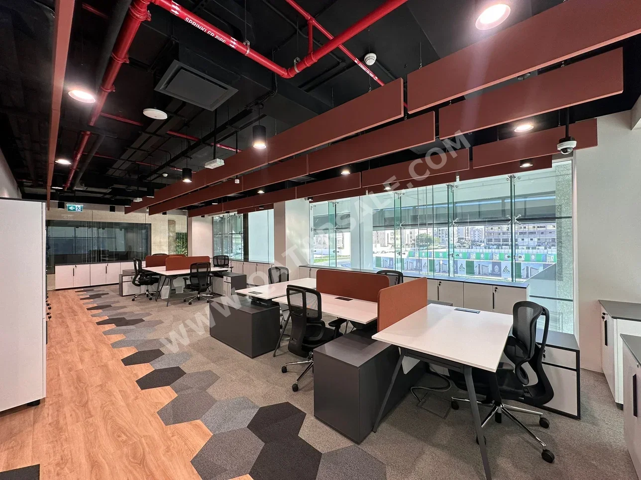 مكاتب تجارية - مفروشة بالكامل  - لوسيل  - منطقة المارينا