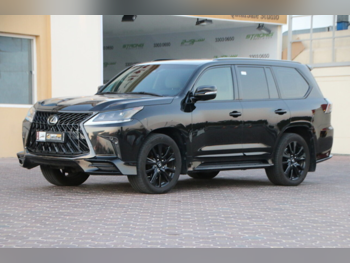 لكزس ال اكس 570 اس بلاك ايديشن 2020 اوتوماتيك 126,121 كم 8 سلندر دفع رباعي اس يو في أسود