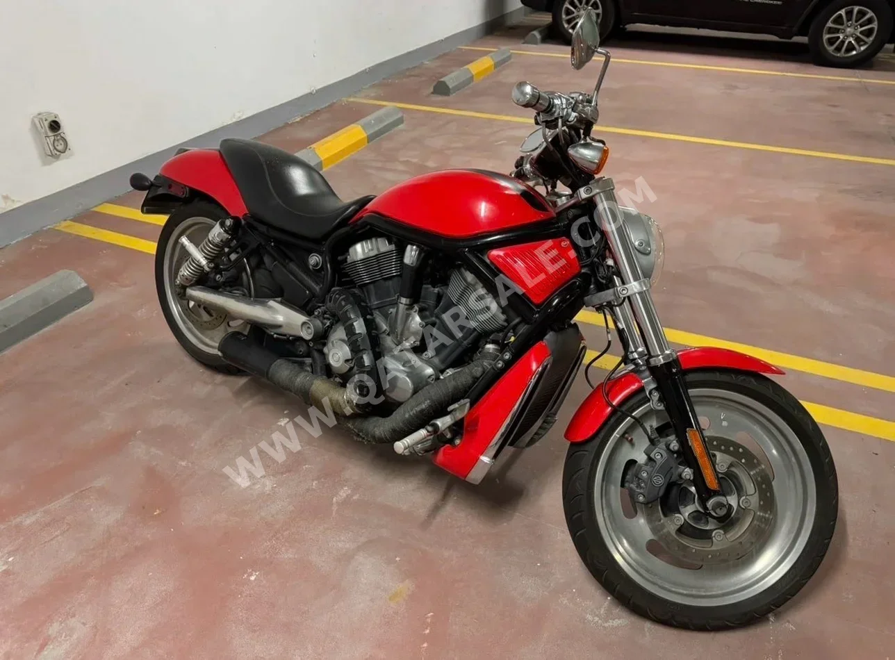 Harley Davidson V-Rod - 2007 - Color Red Cruiser For Sale in Qatar