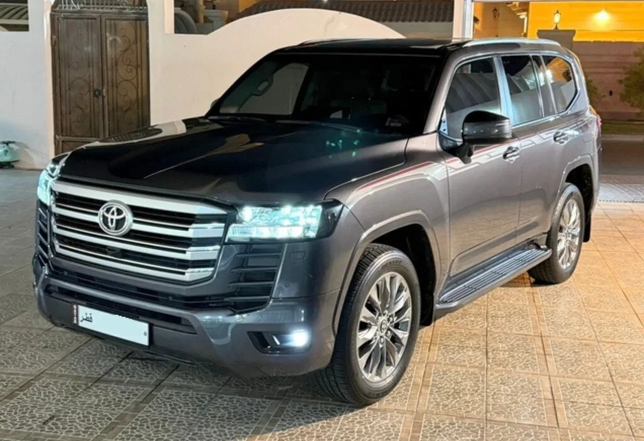 تويوتا لاند كروزر جي اكس ار توين توربو 2023 اوتوماتيك 109,000 كم 6 سلندر دفع رباعي اس يو في رمادي
