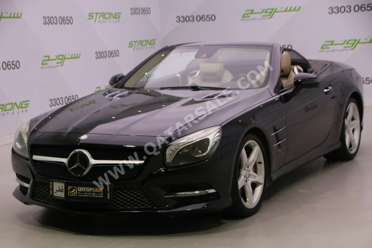 مرسيدس - بنز اس ال 350 2013 اوتوماتيك 71,200 كم 6 سلندر دفع خلفي كشف أسود