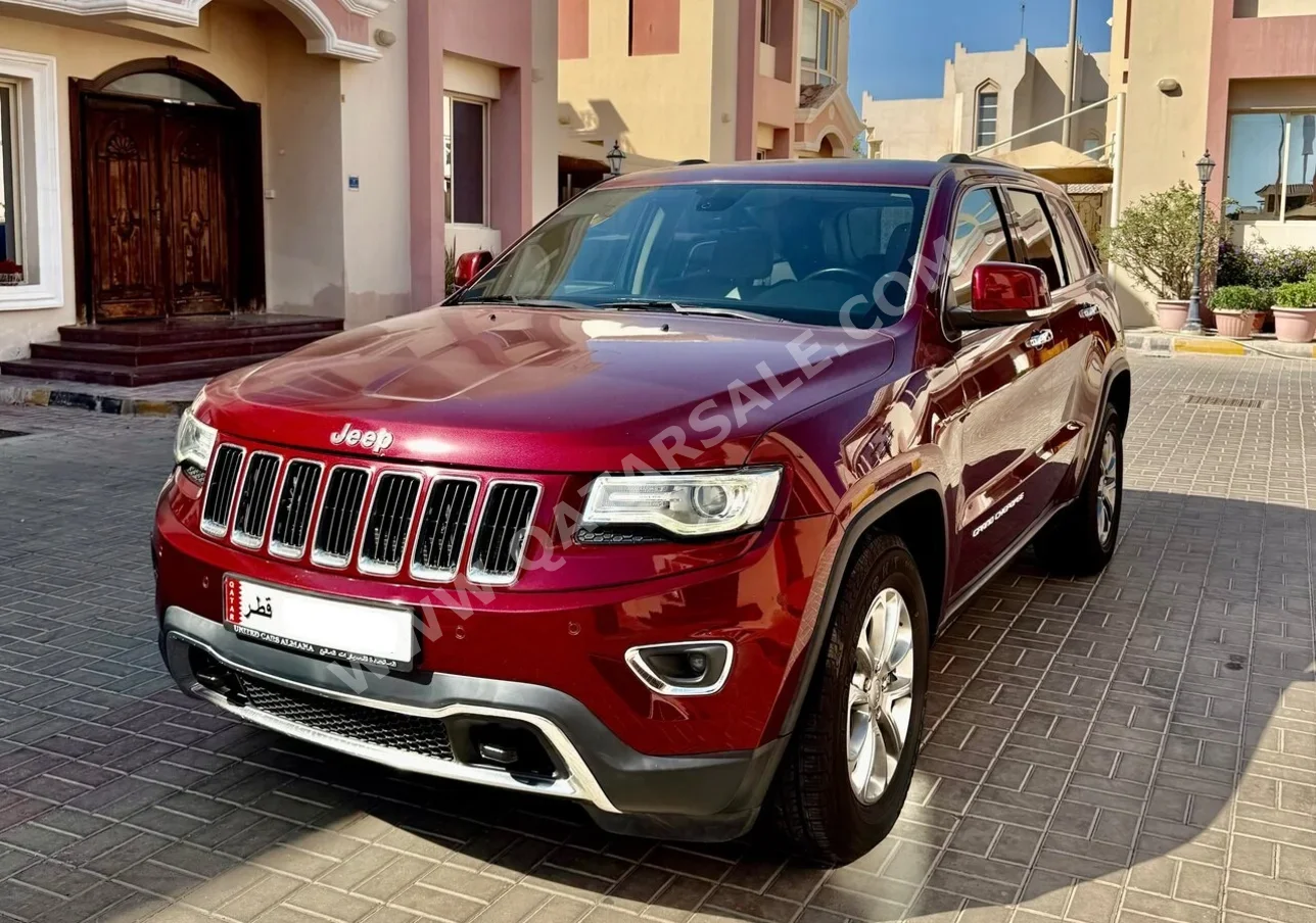 Jeep Grand Cherokee Limited 2016 Automatic 123,000 Km 8 Cylinder Four Wheel Drive (4WD) SUV Maroon
