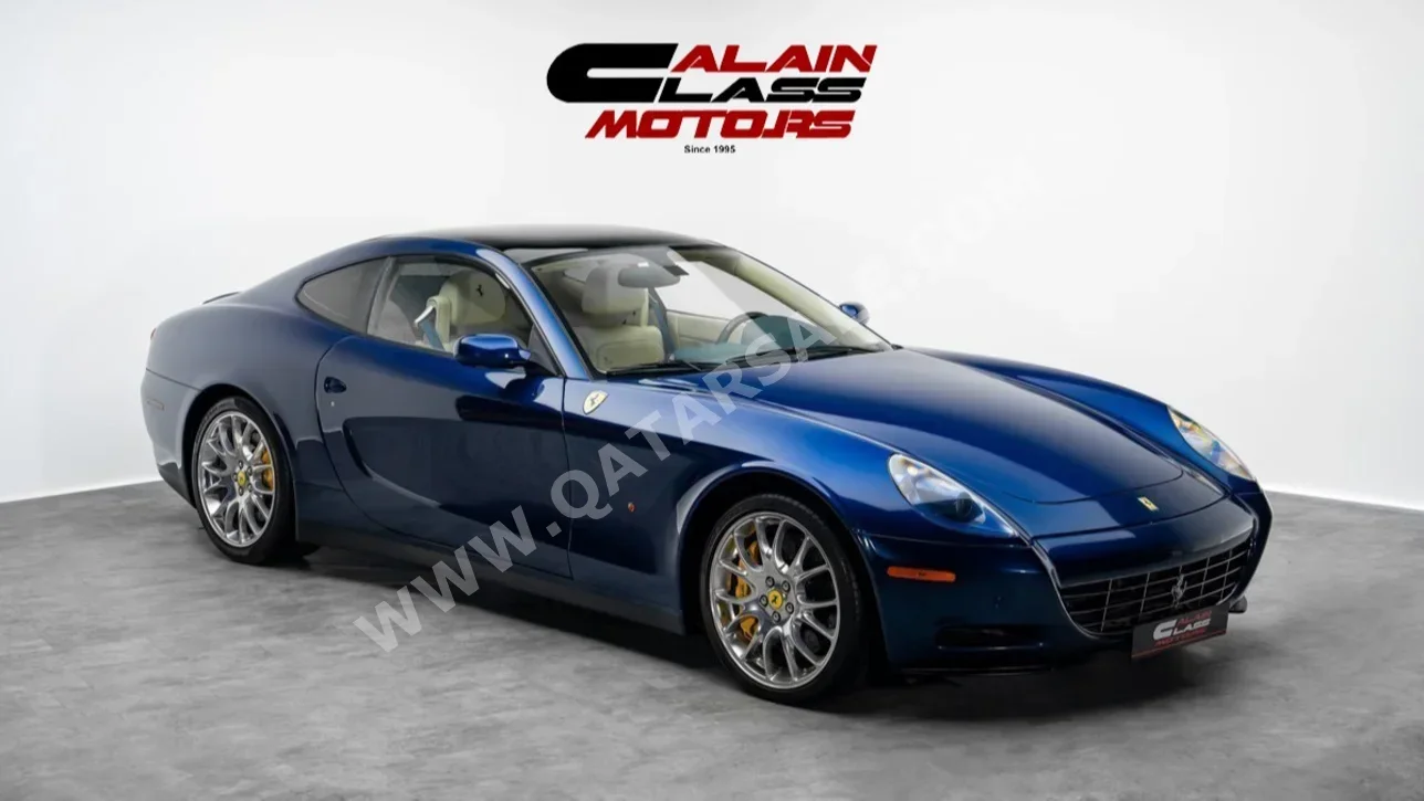 Ferrari  612 Scaglietti  2009  F-1  6,058 Km  12 Cylinder  Rear Wheel Drive (RWD)  Coupe / Sport  Blue