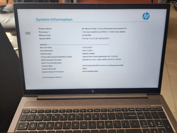 Laptops HP  - ZBOOK CREATE G8  - Silver  - Windows 11  - Intel  - Core i7  -Memory (Ram): 32 GB