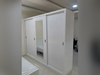 خزائن ودواليب الملابس والزينة - دوحة فيرنيتشر  - خزائن  - أبيض