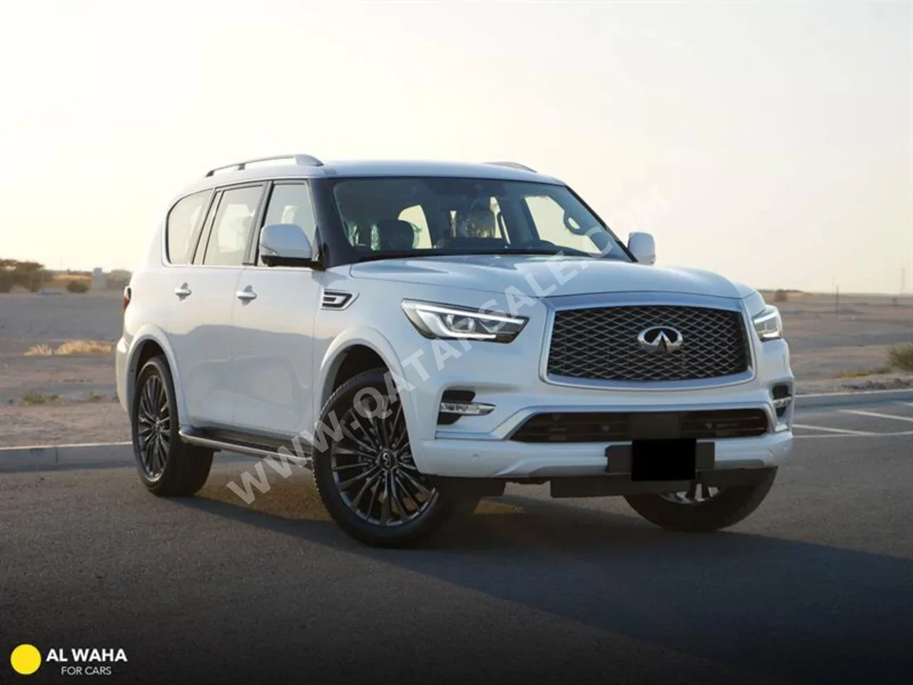 Infiniti QX 80 2024 Automatic 150 Km 8 Cylinder Four Wheel Drive (4WD) SUV White With Warranty