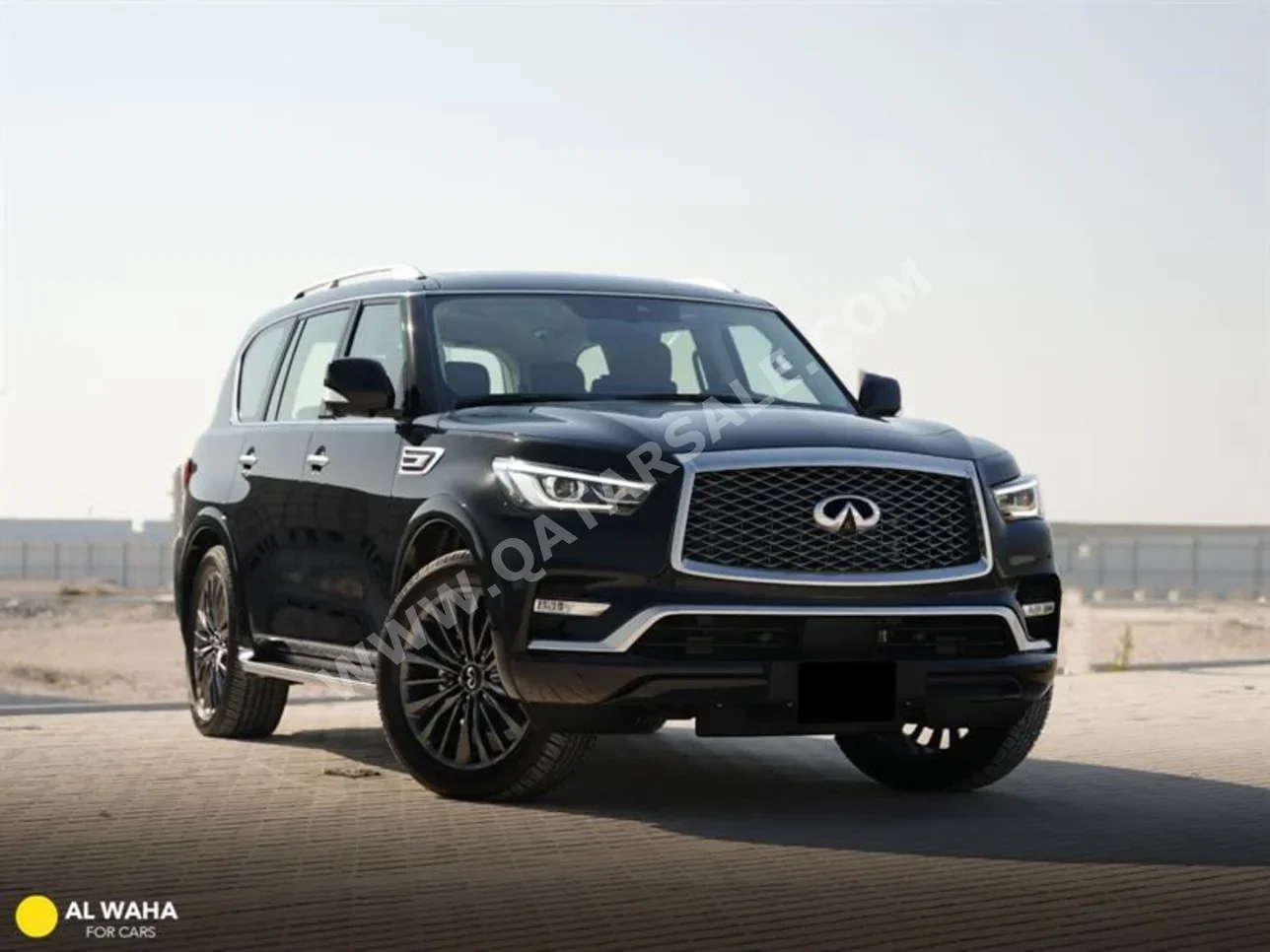 Infiniti QX 80 2024 Automatic 150 Km 8 Cylinder Four Wheel Drive (4WD) SUV Black With Warranty