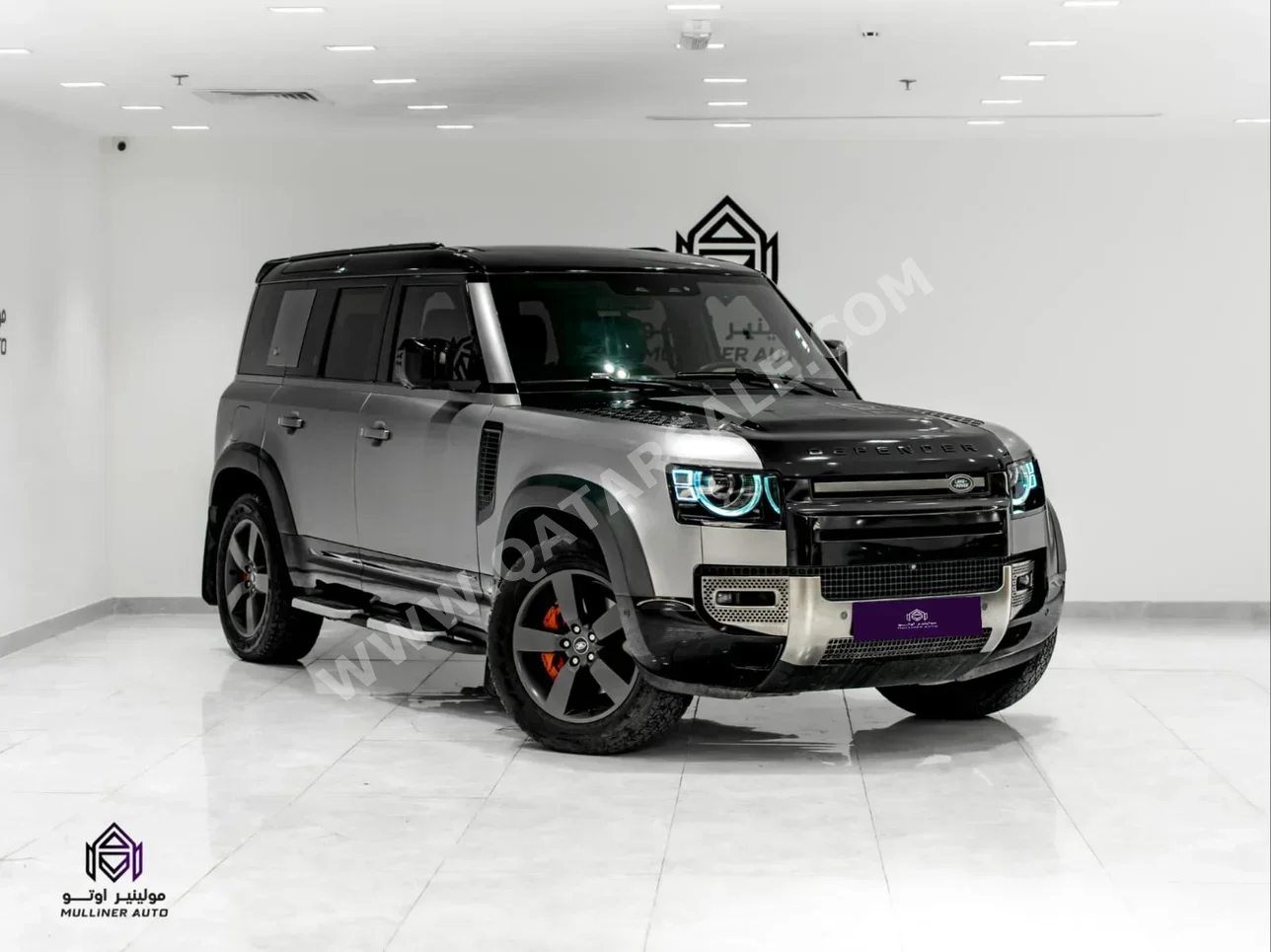 Land Rover  Defender  110 X  2022  Automatic  51,000 Km  6 Cylinder  Four Wheel Drive (4WD)  SUV  Silver  With Warranty