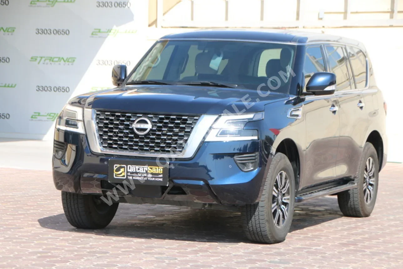 Nissan  Patrol  SE  2022  Automatic  98,000 Km  6 Cylinder  Four Wheel Drive (4WD)  SUV  Dark Blue