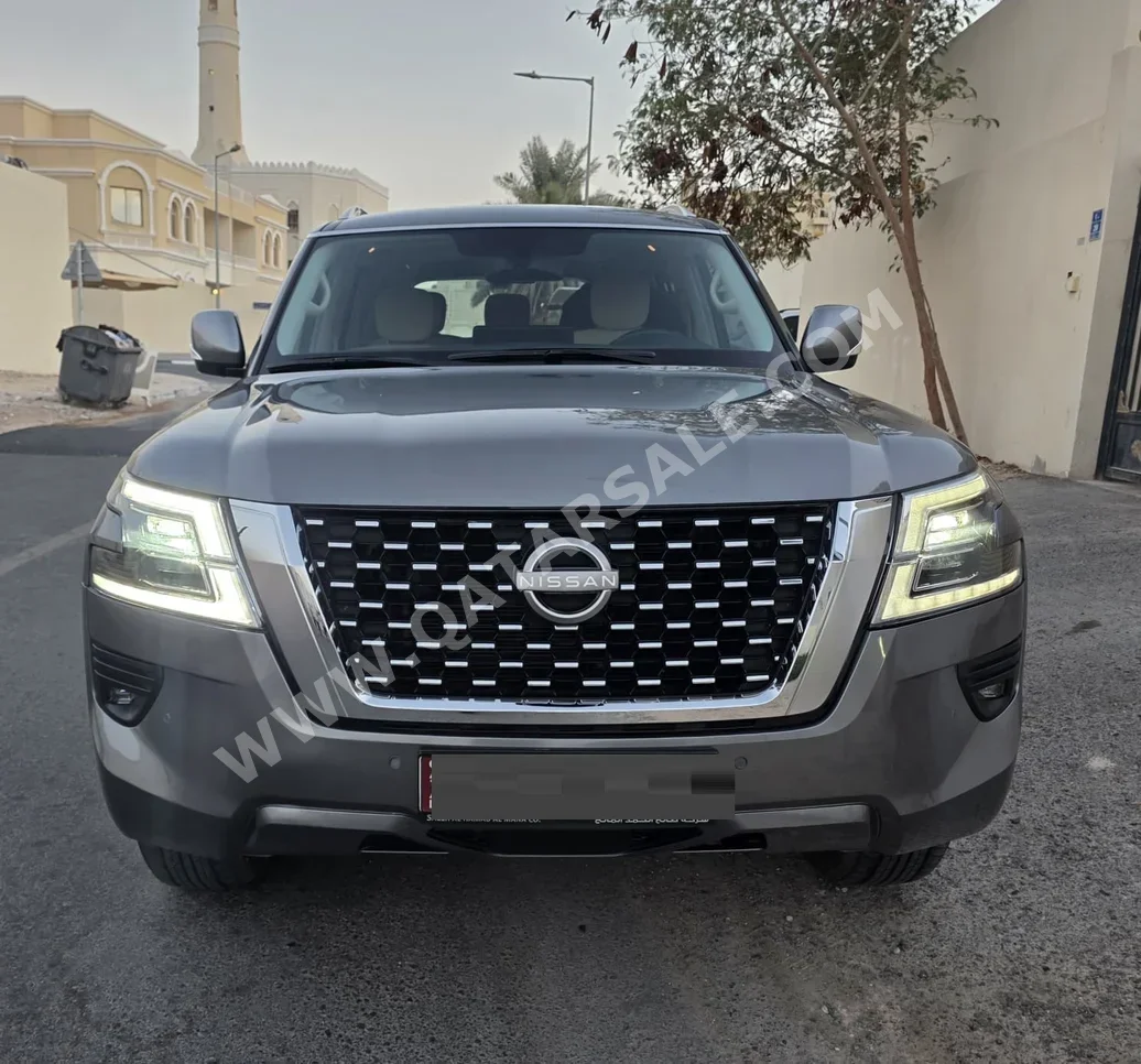 Nissan  Patrol  SE  2023  Automatic  21,000 Km  6 Cylinder  Four Wheel Drive (4WD)  SUV  Gray  With Warranty