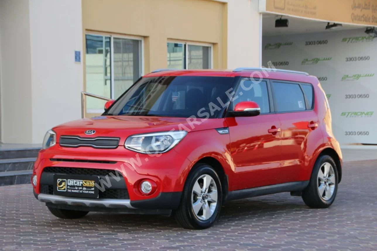 Kia  Soul  2017  Automatic  69,000 Km  4 Cylinder  Front Wheel Drive (FWD)  SUV  Red