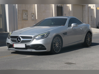 Mercedes-Benz  SLC  300  2017  Automatic  112,000 Km  4 Cylinder  Rear Wheel Drive (RWD)  Convertible  Silver