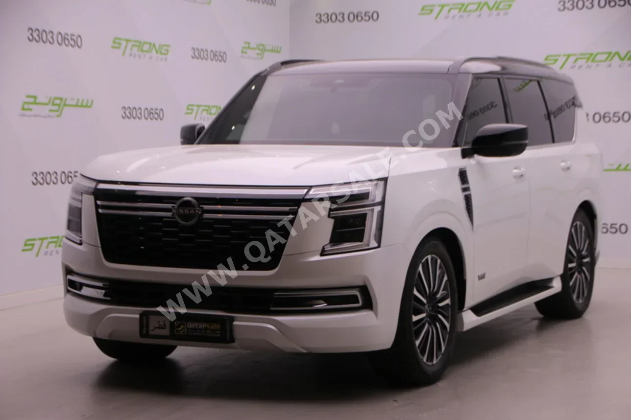 Nissan Patrol Platinum turbo 2025 Automatic 21,000 Km 6 Cylinder Four Wheel Drive (4WD) SUV White With Warranty