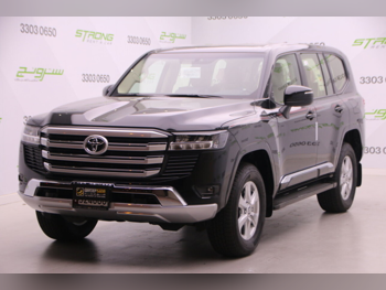تويوتا لاند كروزر جي اكس ار 2025 اوتوماتيك 0 كم 6 سلندر دفع رباعي اس يو في أسود تحت الضمان